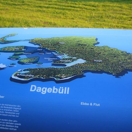 Haus Halligblick, Ferienwohnungen Am Wattenmeer, Whg Hamburger Hallig Dagebüll Buitenkant foto